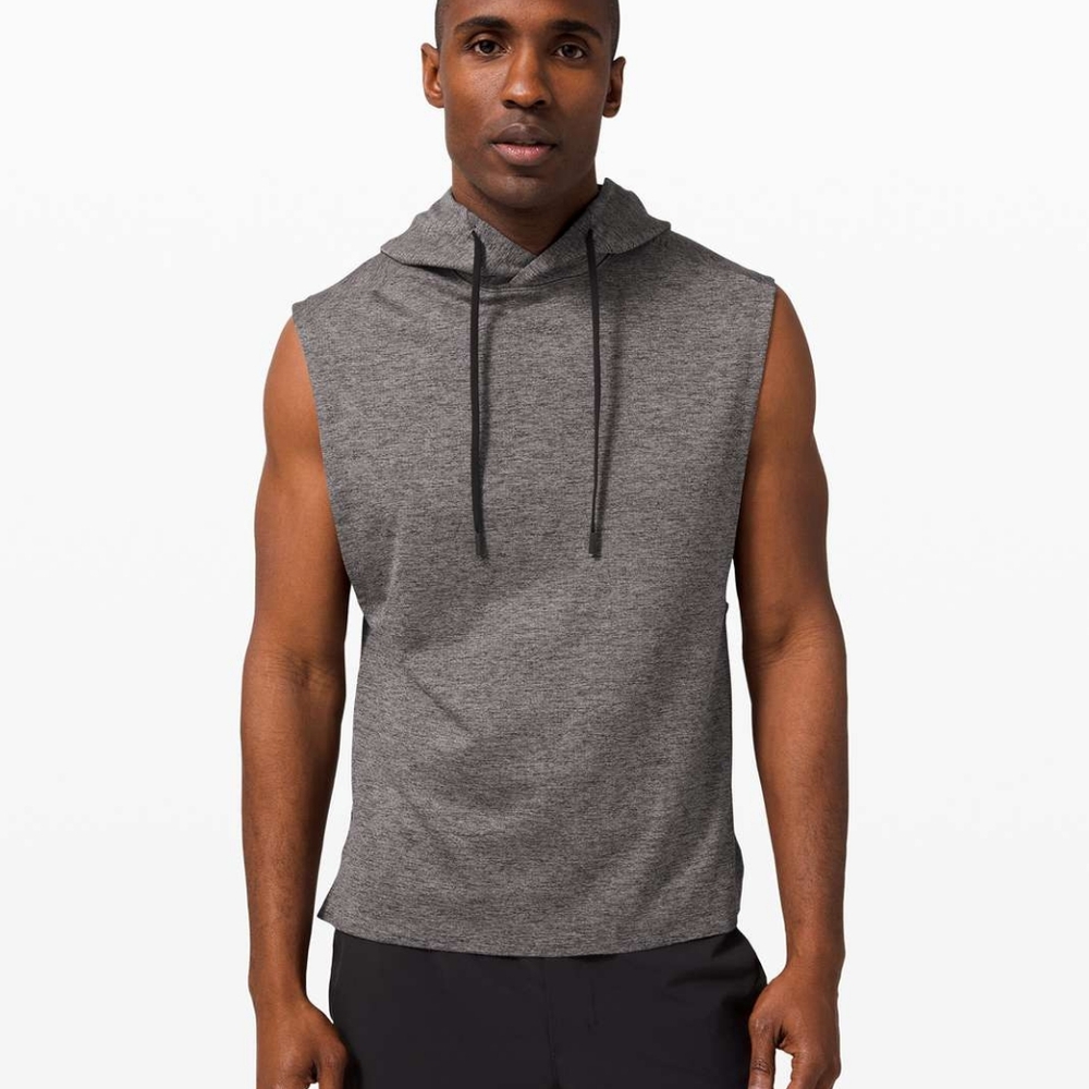 Lululemon Breaking Bounds Sleeveless Hoodie Graphite Grey / Vapor